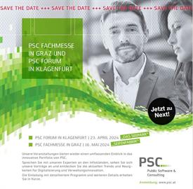 Save the date - PSC Fachmesse und Forum
